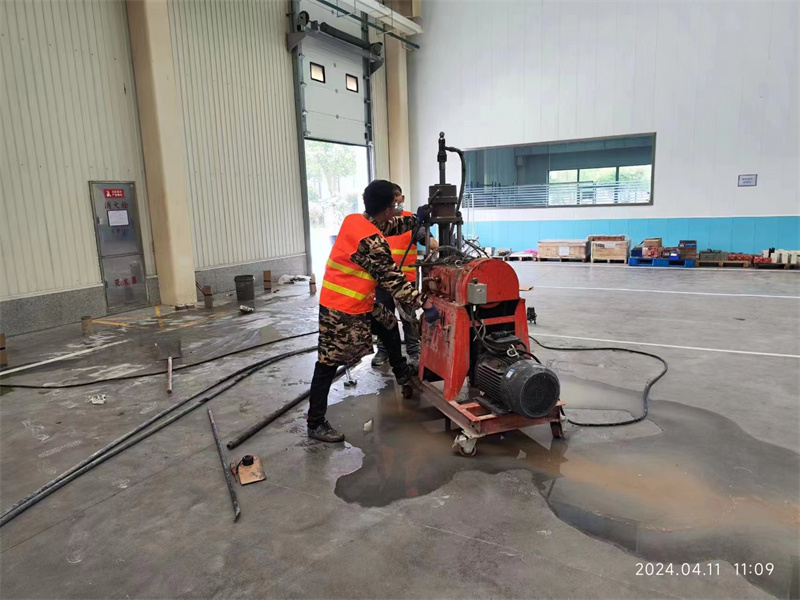 夹江厂房地面下沉塌陷注浆加固施工